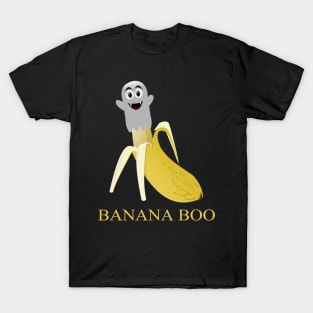 Banana Boo Halloween Witch Party Costume Gift T-Shirt